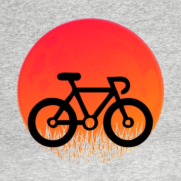 Cycling sunset retro vintage style by GameOn Gear